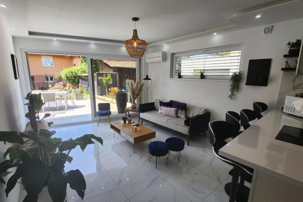 Suite Prestige Logement Neuf Avec Spa Et Ecran De Cinema En Rez De Jardin Colmar Exteriör bild